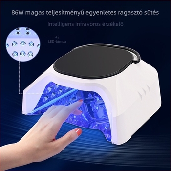 SN491 körömlámpa — 86W magas teljesítmény, vezeték nélküli újratölthető, hordozható, intelligens érzékelő