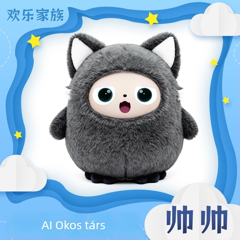 AI Párbeszéd Plüssmackó Bean Bag – Interaktív társas játék Bluetooth és Wi‑Fi-vel