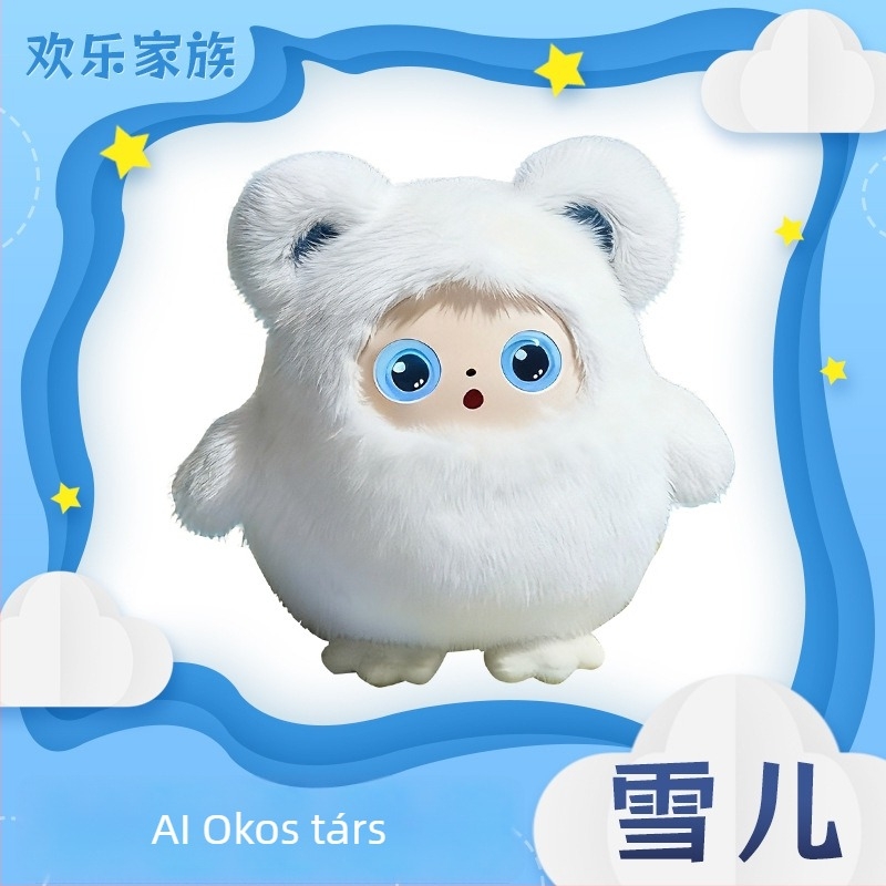 AI Párbeszéd Plüssmackó Bean Bag – Interaktív társas játék Bluetooth és Wi‑Fi-vel