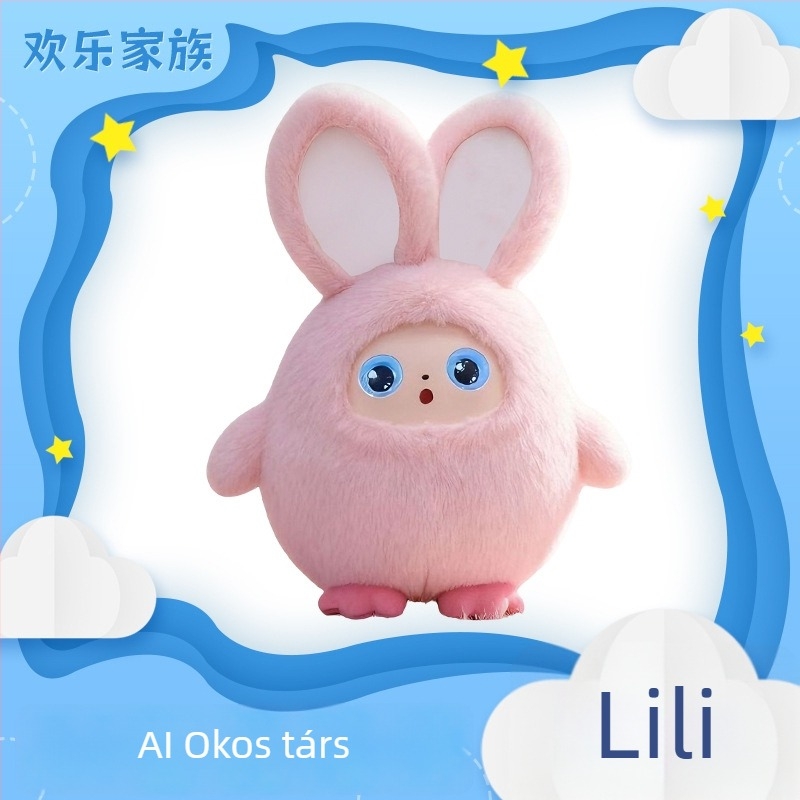 AI Párbeszéd Plüssmackó Bean Bag – Interaktív társas játék Bluetooth és Wi‑Fi-vel