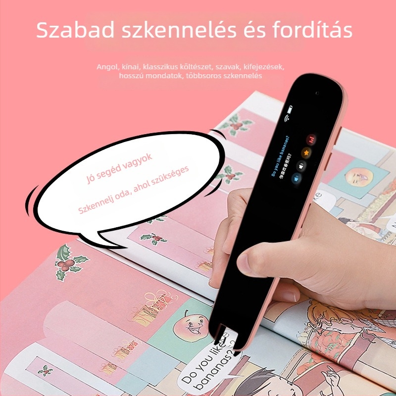 Pontolvasó készülék: Dictionary Pen a Boshi Tong-tól, ABS test, újratölthető lítium akkumulátor