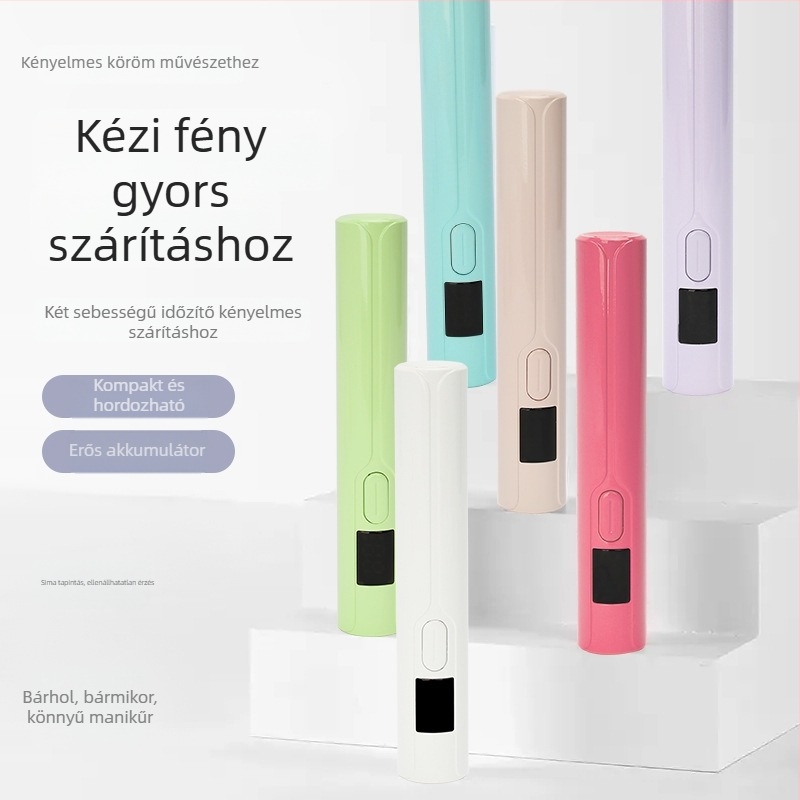 P11 körömművészeti lámpa – Kézi UV körömlámpa, OEM, 100 db/doboz, általános használat