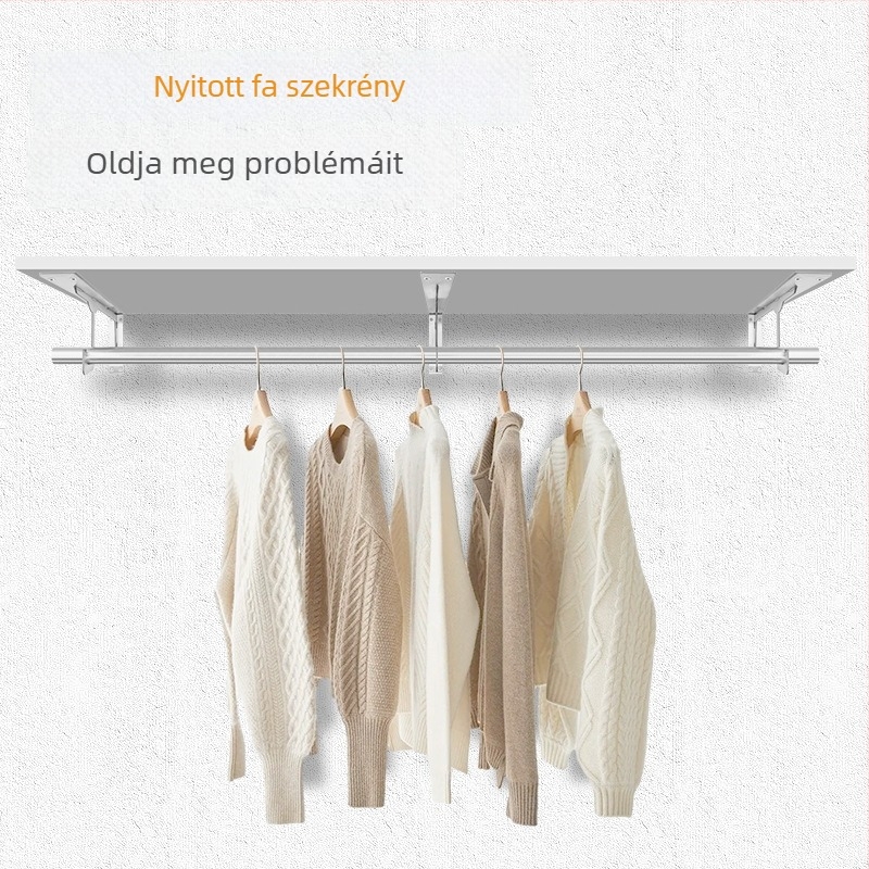 Fali ruhatartó — egyszerű és modern stílus; Anyag: hideg-hengerelt acél; Márka: Qianfeng Hardware; Bevonat: sütőfesték
