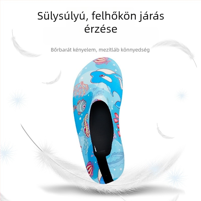 Gyerekeknek vízicipő – folyó/ rafting, vízálló, alacsony felső rész, gumi talp, PVC felső