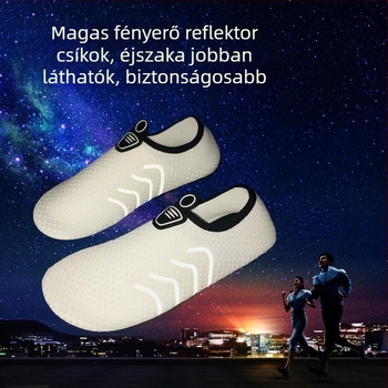 Folyón át vezető cipő – hálós felsőrész, külső talp természetes gumi, alacsony felső rész, dombornyomott középtalp
