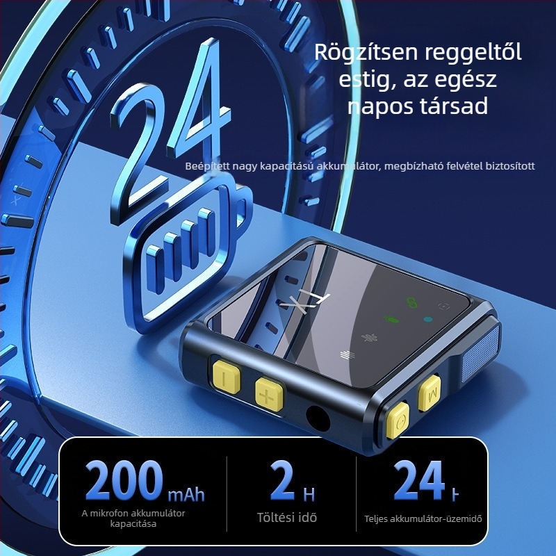Vezeték nélküli Lavalier mikrofon kültéri élő adásokhoz – három az egyben hangfelvétel zajcsökkentéssel, omnidirekcionális, Bluetooth 5.2, 20Hz–20kHz, SNR ≥60 dB, üzemidő 8-12 óra