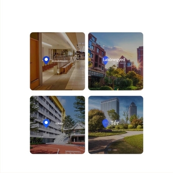 Aktív kültéri oszlopos hangfal (Bluetooth, 2 hangszóró, 3D surround, MP3 lejátszás, TF-kártya/USB)