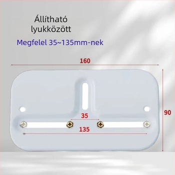 Ruhaszárító dupla rúddal, kézi hajtóorsó, alumíniumötvözet, beltéri emelő