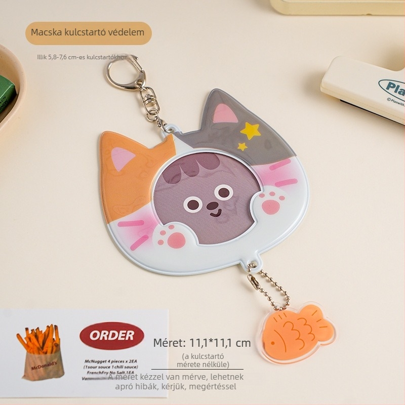 Akril asztali kiállítási binder jelvényekhez, átlátszó, porvédett, nagy kapacitás, PP borító, stílus cserélhető lapok, 1 belső oldal