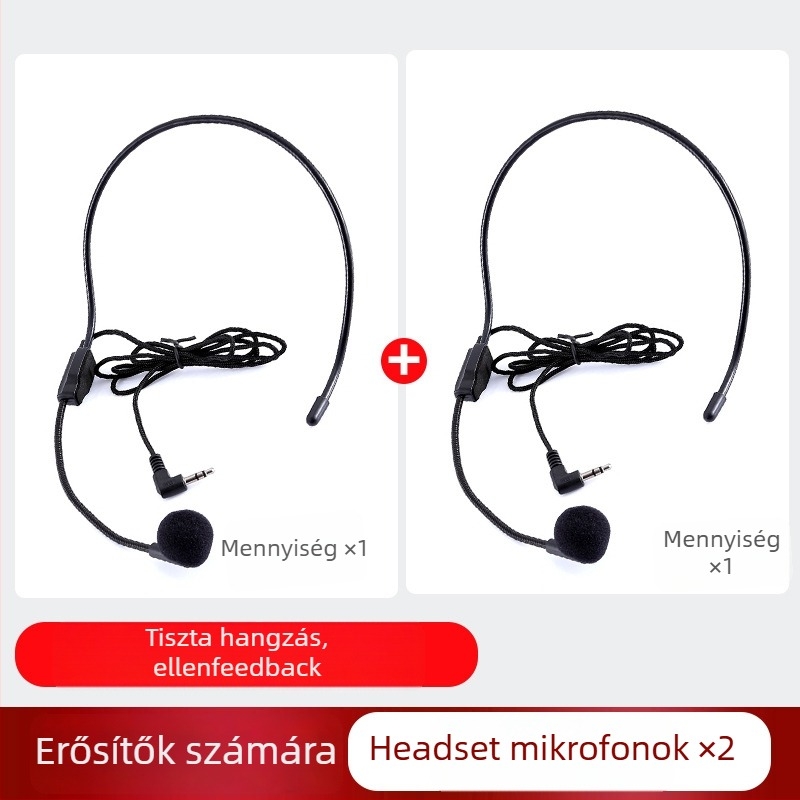 SBM200 Fejre szerelt vezeték nélküli mikrofon, állítható irányítással, Bluetooth 2.0, SNR ≥70 dB, beépített akkumulátor nélkül, konferenciákhoz