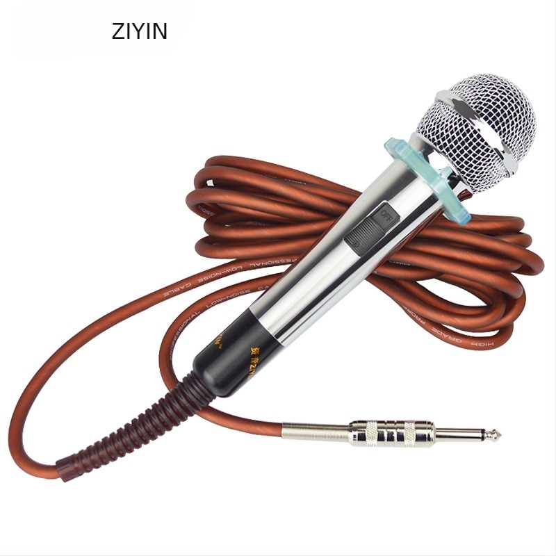 Sound 602 vezetékes mikrofon KTV-hez és otthoni használatra, dinamikus mikrofon mozgó tekercses, frekvenciaválasz 40 Hz–20 kHz, SNR ≥95 dB