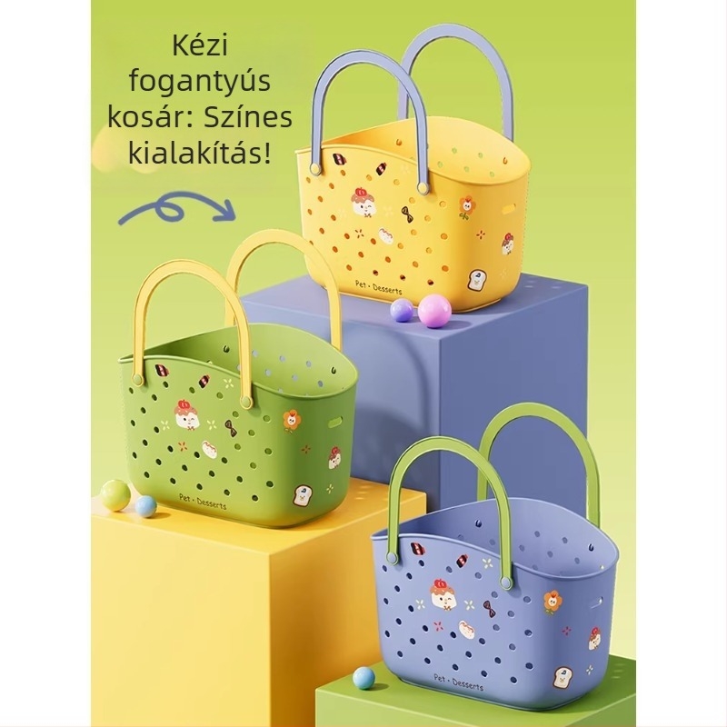Műanyag fürdőszobai zuhanykosár, Qiaojie márka, testre szabható, DF-5603T