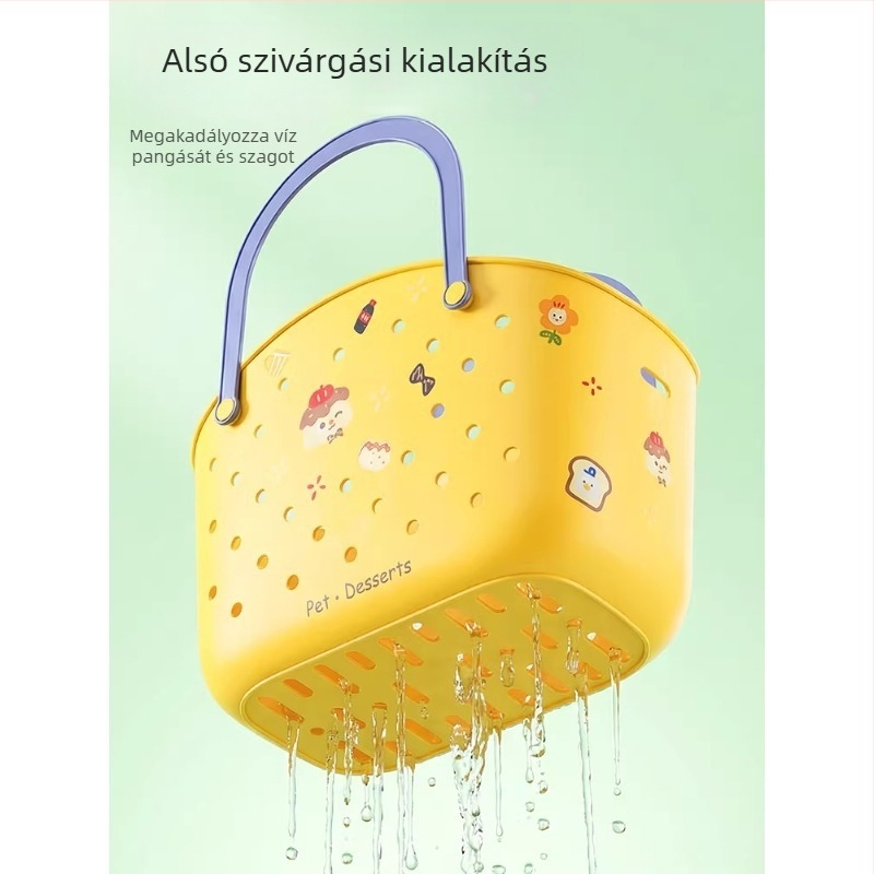 Műanyag fürdőszobai zuhanykosár, Qiaojie márka, testre szabható, DF-5603T