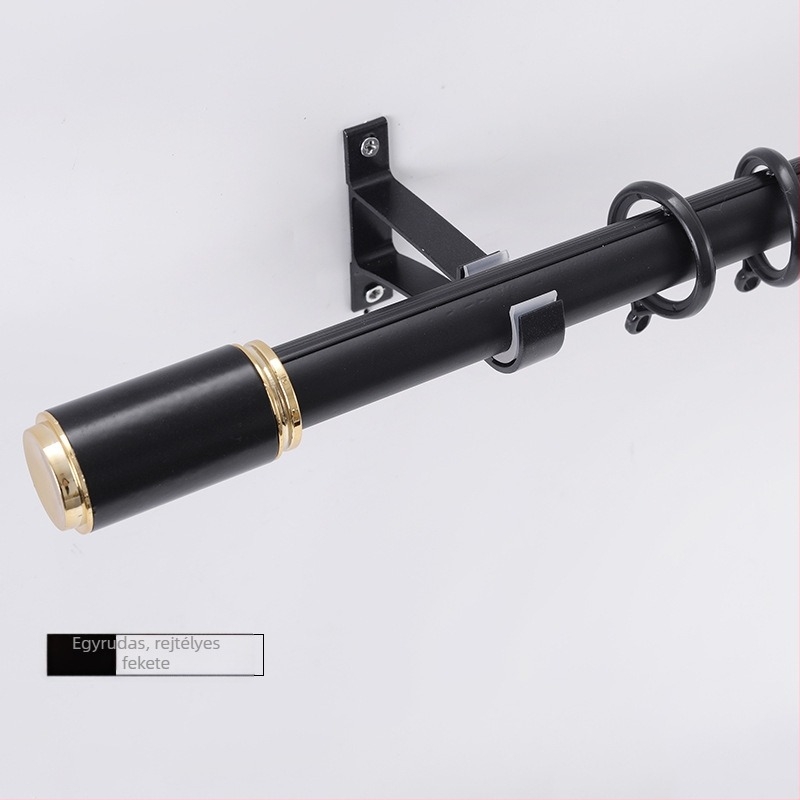 Wantai alumíniumötvözet függönyrúd tartó – oldalsó felszerelés, perforált, testreszabható, modern minimalista stílus