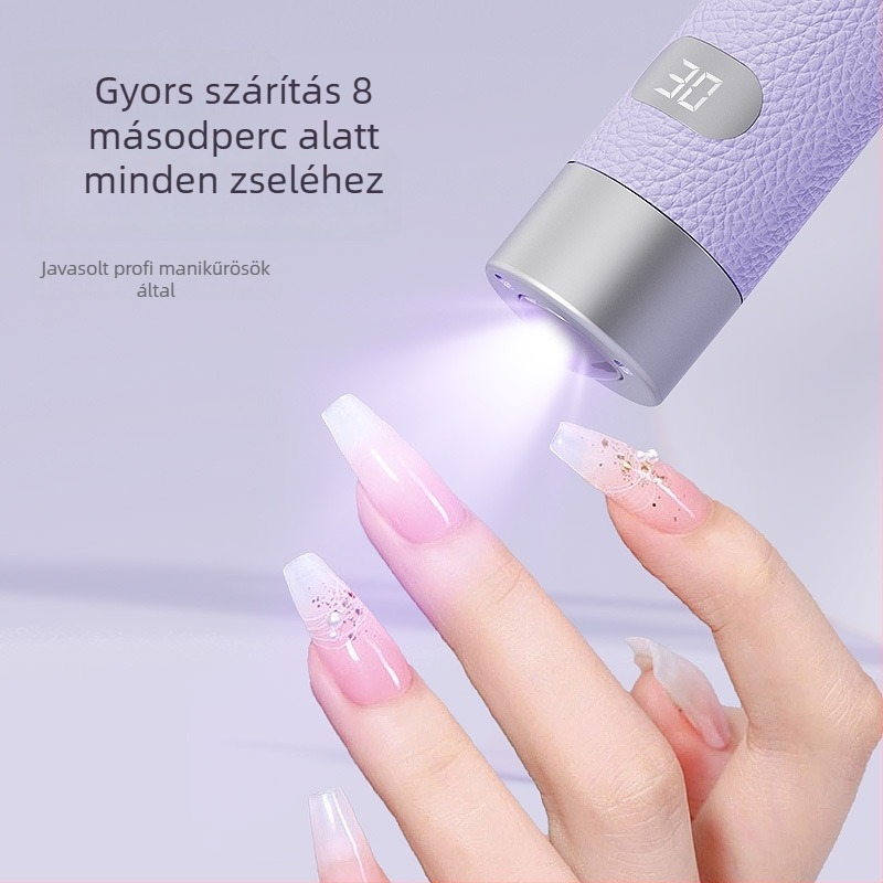 Three Mutual újratölthető kézi LED lámpa géllakok polimerizálásához, állvánnyal