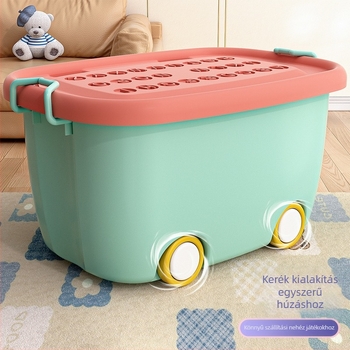 Gyermekjáték tároló doboz – modern minimalista design, kapacitás legfeljebb 5 L, kerekek nélkül, kézzel nem vihető, ideális a játékok, snackek, ruhák, építőelemek és könyvek rendezésére