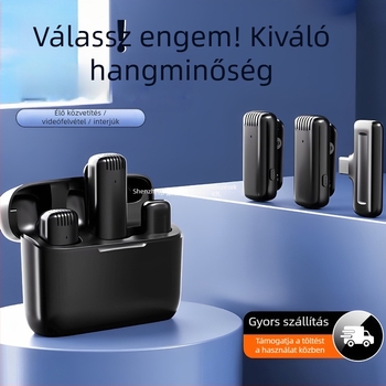 E30 Lavalier mikrofon mobiltelefonhoz – gyerek típusú mikrofon, mozgó tekercs, SNR ≥70 dB