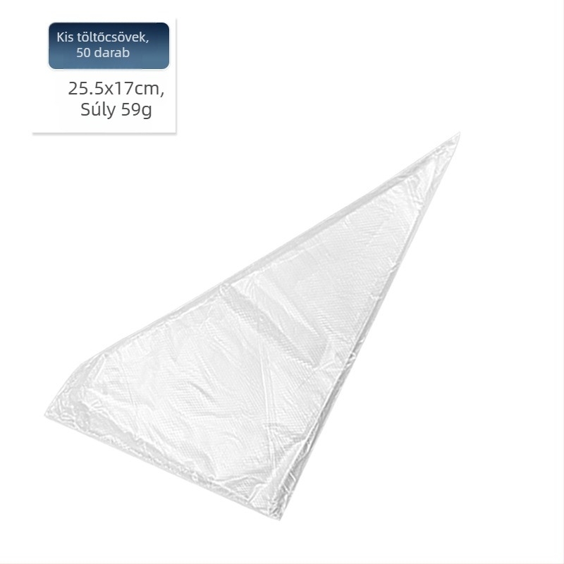 Díszítő tasak, egyszer használatos, PE anyagból, KN Baking Tools, díszítéshez