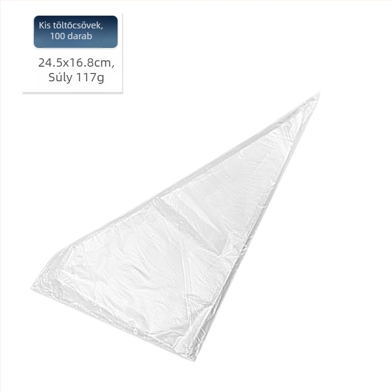 Díszítő tasak, egyszer használatos, PE anyagból, KN Baking Tools, díszítéshez