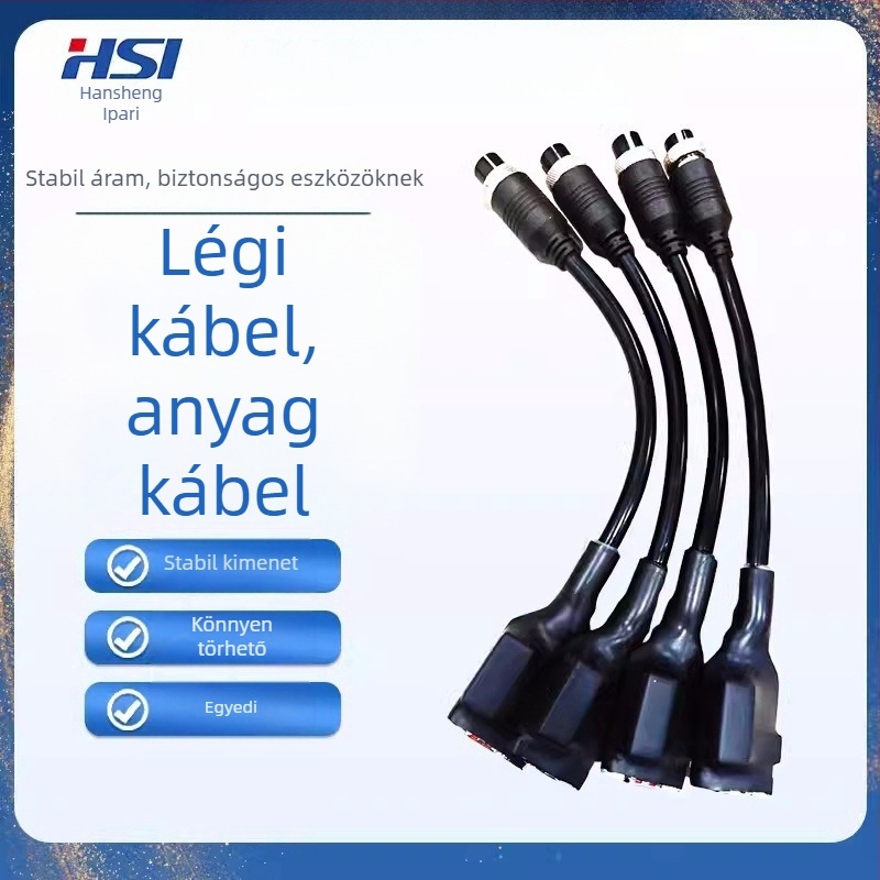 C–C nyolcszálú kábel, USB-A– USB-C tesztkábel, kompatibil Hansheng GTI60XX gyorstöltő teszterhez