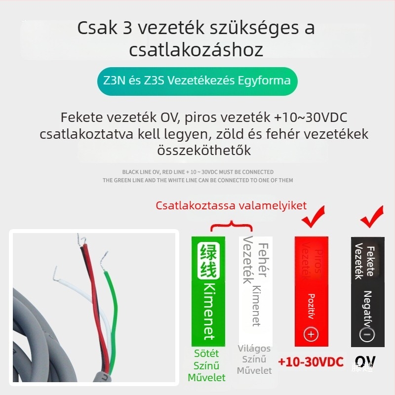Z3N-TB22 / T22-2 / TW22 / Z3S-T22 Julong fotóelektronikus színjelző érzékelő zsákgyártó géphez – igazítási korrekció
