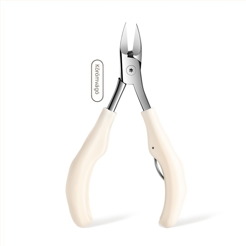 Benőtt körmökre tervezett körömápoló készlet — körömárokhoz illeszkedő csipesz, rozsdamentes acél, hordozható pedikűr eszköz