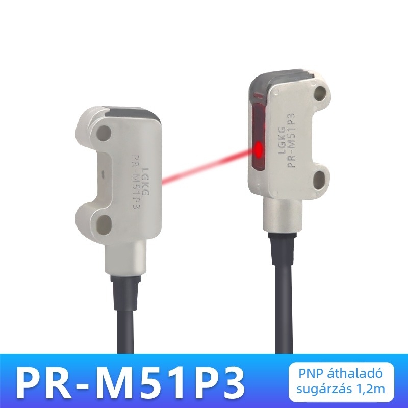 Kis méretű lézeres fotóelektromos kapcsoló diffúzreflexiós típus; PR-FB30N3 NPN, PR-FB15N3 PNP
