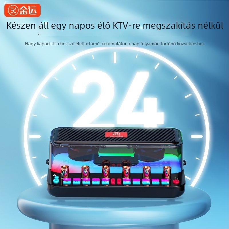 Beépített hangkártya és hangszóró mobilokra és számítógépekre, Bluetooth 5.3, 2 csatorna, 100 Hz–20 kHz, SNR ≥95 dB, 10 W.