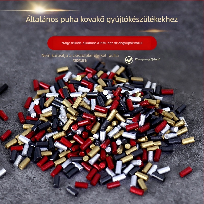 Öngyújtó kovakő – Zippo/Zorro kompatibilis, 100 darabos doboz, modern egyszerű stílus