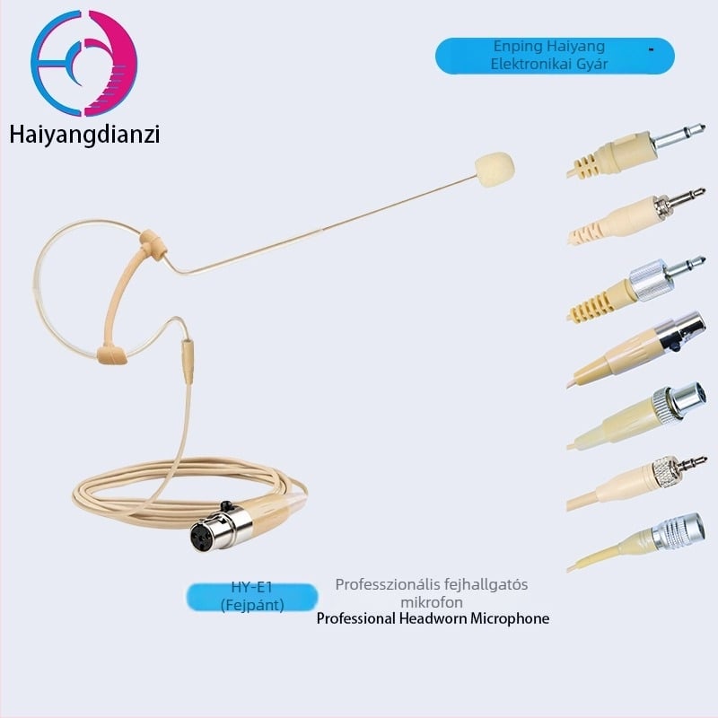 Színházi előadásokhoz tervezett láthatatlan fejhallgatós mikrofon – egységes rögzítés, élő oktatáshoz (Márka: HAYAXI)