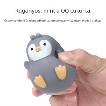 Pingvin fürdőjáték vízpályával és vízkerékkel babáknak 0–3 évesek számára