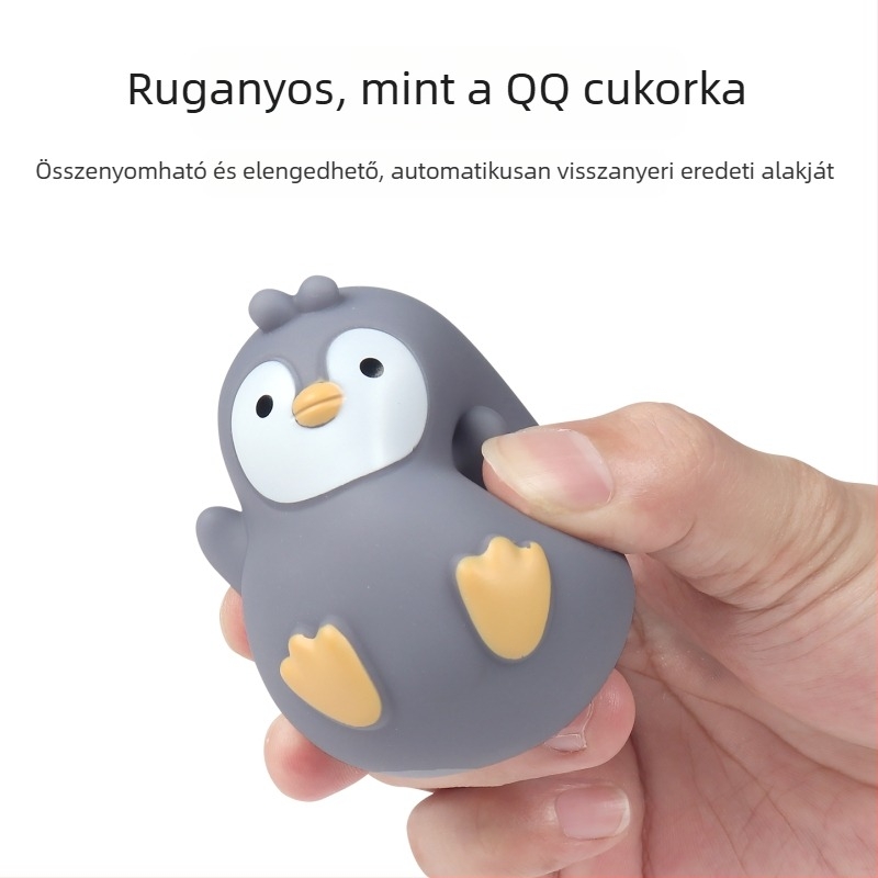 Pingvin fürdőjáték vízpályával és vízkerékkel babáknak 0–3 évesek számára