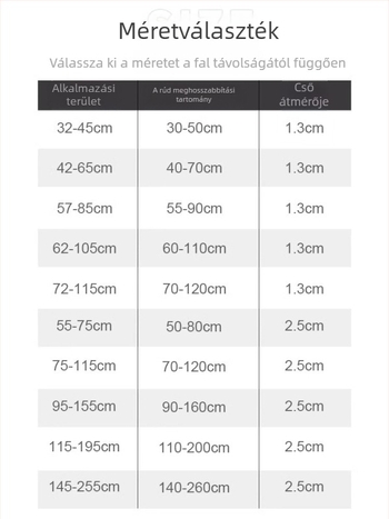 Teleszkópos függönyrú – fúrás nélküli felszerelés, mini kihúzható, zuhanyzókhoz és fürdőszobához, teherbíró