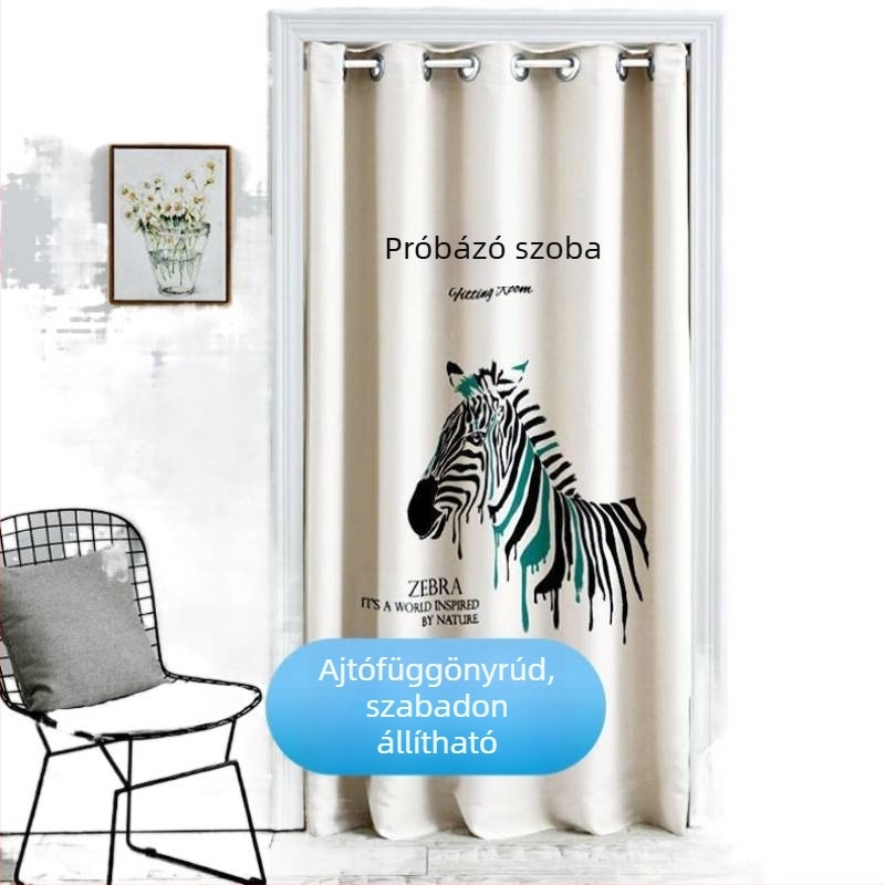 Vasból készült teleszkópos függönyrúd – fúrás nélkül, állítható, többfunkciós ablakhoz, ruhásszekrényhez, ajtóhoz, erkélyhez, fürdőszobához