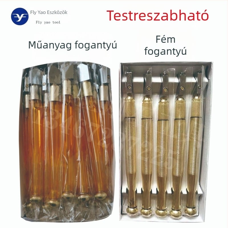 Olajjal töltött görgős üvegvágó, karbid pengével, üvegcsempék vágásához — kézi, Flying