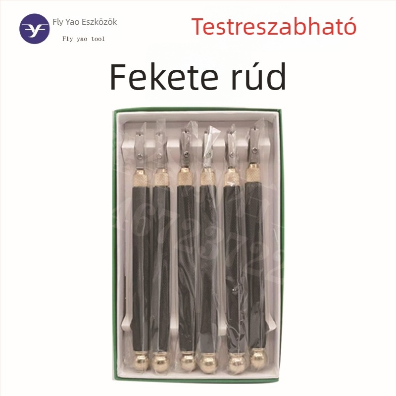 Olajjal töltött görgős üvegvágó, karbid pengével, üvegcsempék vágásához — kézi, Flying