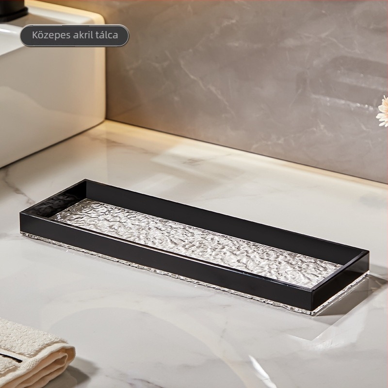 Üvegből készült szájöblítő pohár és fogkefés pohár, páros készlet, elegáns luxus megjelenés, otthoni és szállodai használatra