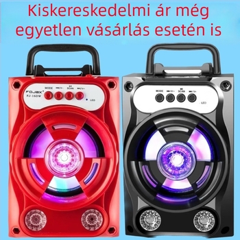 Karaoke Bluetooth hangszóró mikrofonnal, 8 000 dal, IPX7 vízálló, frekvencia-válasz 100 Hz–20 kHz, SNR ≥70 dB, akkumulátor nélkül, kültéri használatra
