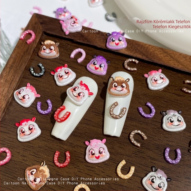 Nail art kiegészítők - karikatúra rezin dísz figurák, Princess sorozat, egyszerű stílus (Anyag: Rezin; Minta: Karikatúra; Sorozat: Princess; Stílus: Egyszerű)