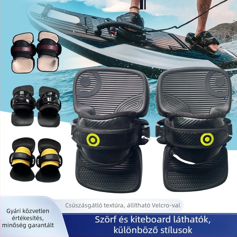 Lighthouse Hajtómotor Nélküli Hidrofoil Lábvédők, Vastagított Fixált Kite Surf Deszka Hevederek, Gumi, Csúszásmentes