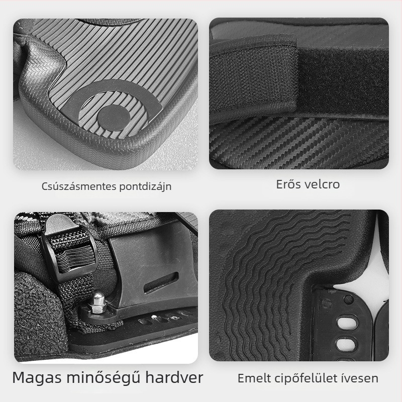 Lighthouse Hajtómotor Nélküli Hidrofoil Lábvédők, Vastagított Fixált Kite Surf Deszka Hevederek, Gumi, Csúszásmentes