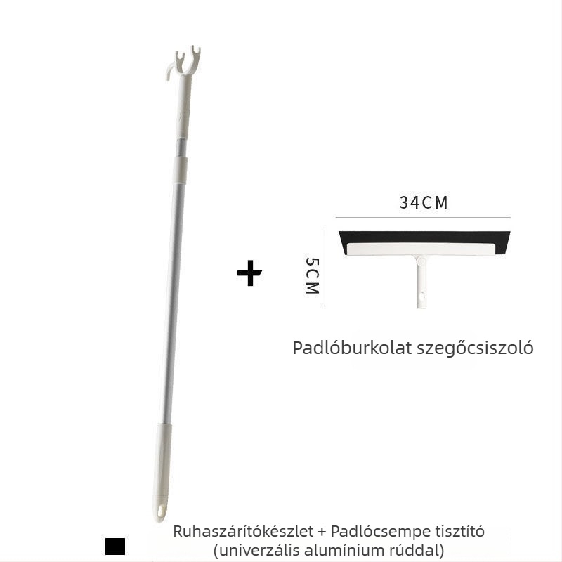 Ruhaszárító rúd, hosszabbítható, japán Muji-stílusú, erkélyen történő ruhaszárításra, 2023-ban debütált