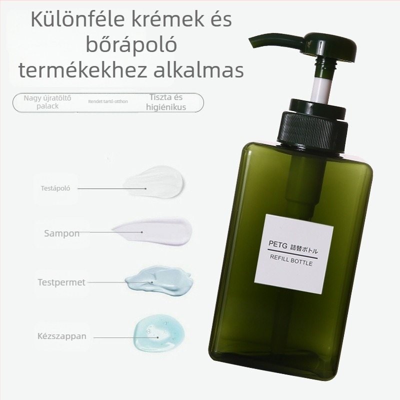 Utazási töltő üveg kozmetikumokhoz (sampon, tusfürdő, kézfertőtlenítő, lotion), PP anyag, egy darabos csomag, Cool Shun, logó nélküli