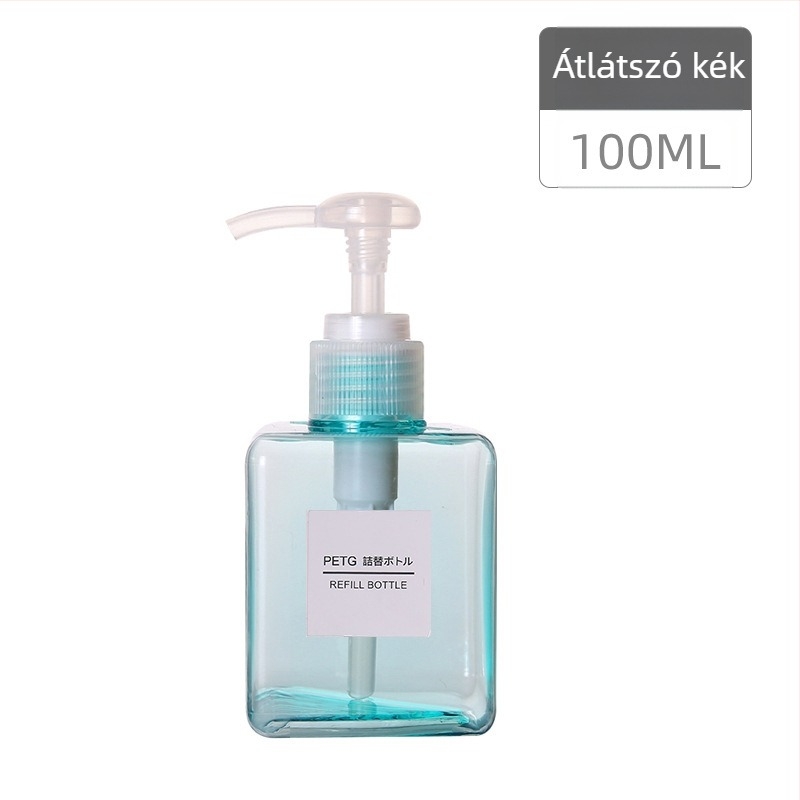 Utazási töltő üveg kozmetikumokhoz (sampon, tusfürdő, kézfertőtlenítő, lotion), PP anyag, egy darabos csomag, Cool Shun, logó nélküli