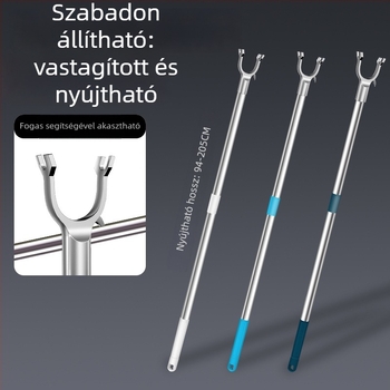 Tijiajing fém kihúzható ruhaszárító bot balkonos használatra, modern minimalista stílus