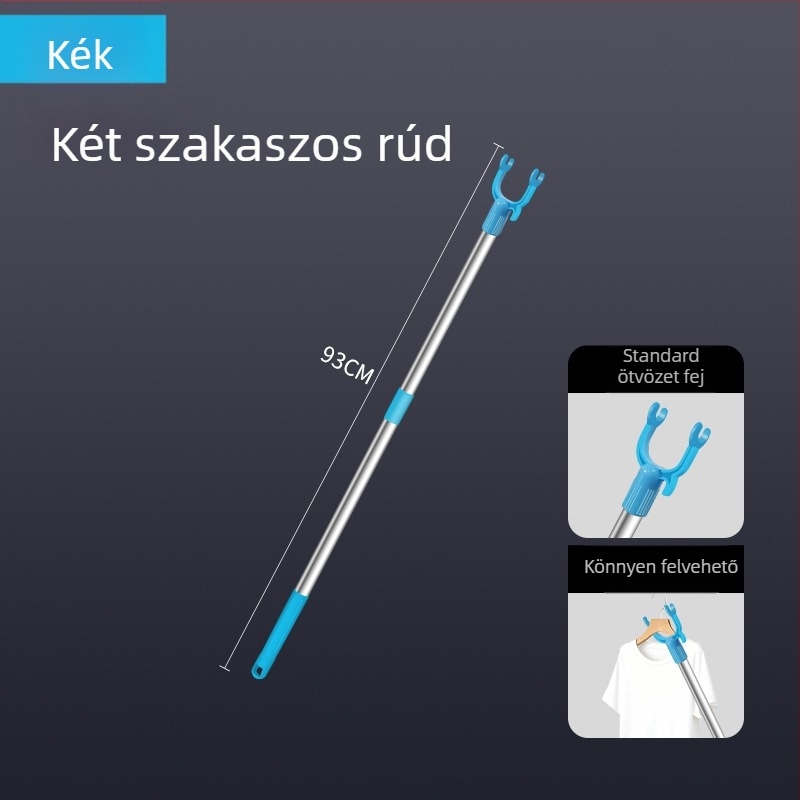 Tijiajing fém kihúzható ruhaszárító bot balkonos használatra, modern minimalista stílus