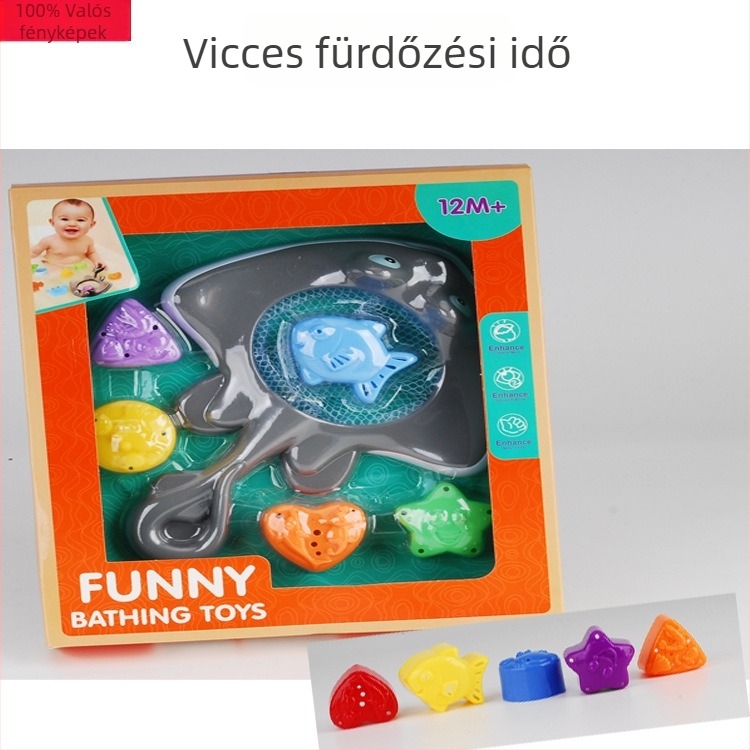 Plasztikus fürdőjáték baba számára – vízpermet és forgó virágok; interaktív játék 0–3 éveseknek