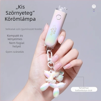 Mermaid Monster mini körömlámpa - kézi, hordozható, újratölthető, hálózati tápellátás, gyors száradás