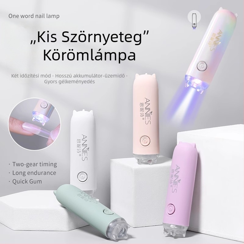 Mermaid Monster mini körömlámpa - kézi, hordozható, újratölthető, hálózati tápellátás, gyors száradás