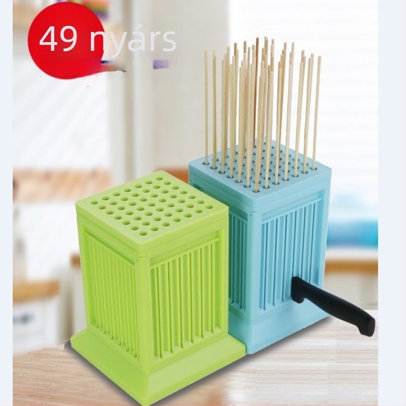 Vas grillvilla nyársakhoz — húsnyárs készítő és nyárs felhúzására szolgáló eszköz otthoni használatra